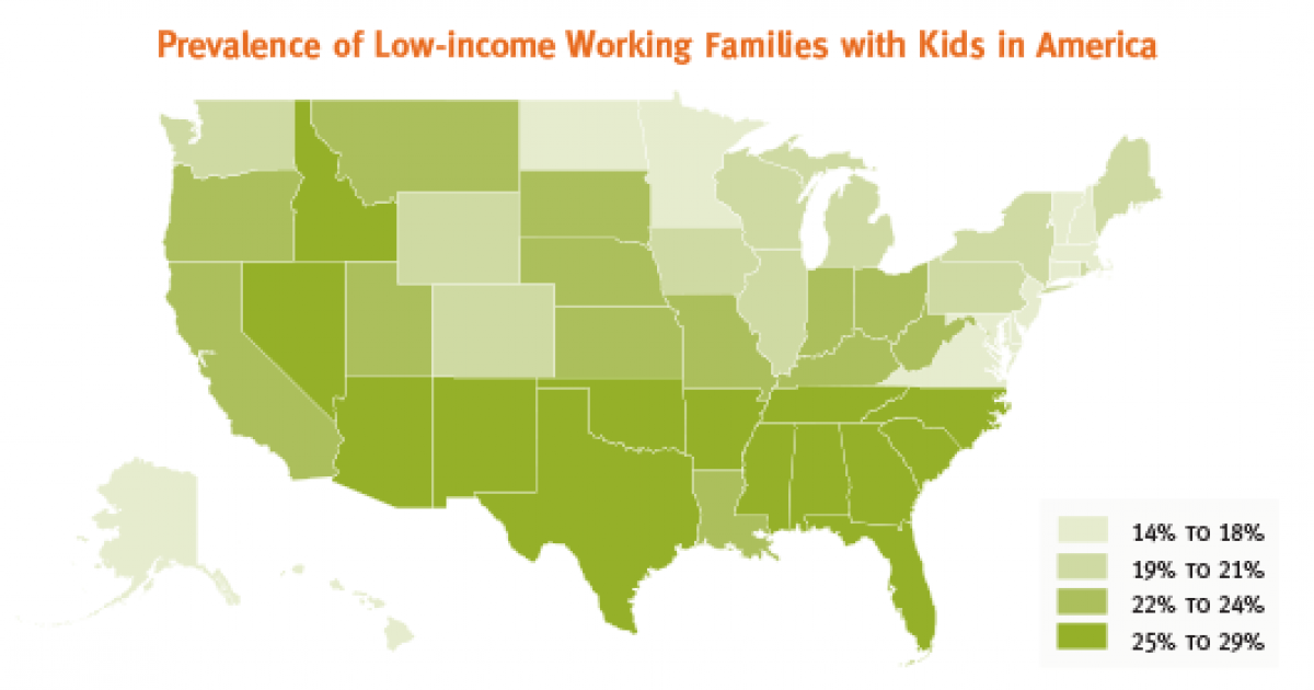 Nearly 700,000 More Kids Living in Working Families The