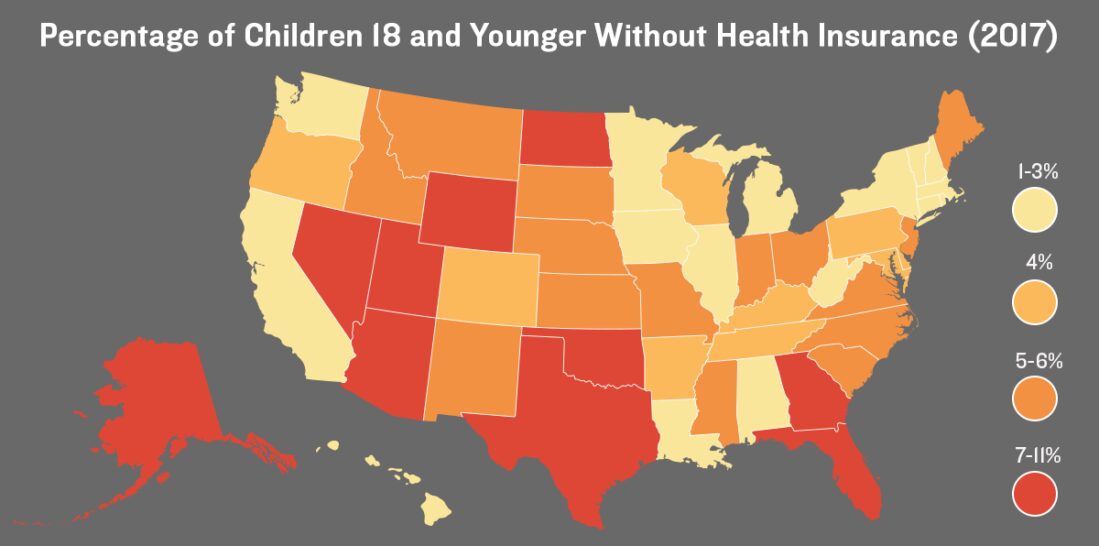 Updates childrenwithouthealthinsurance 2018