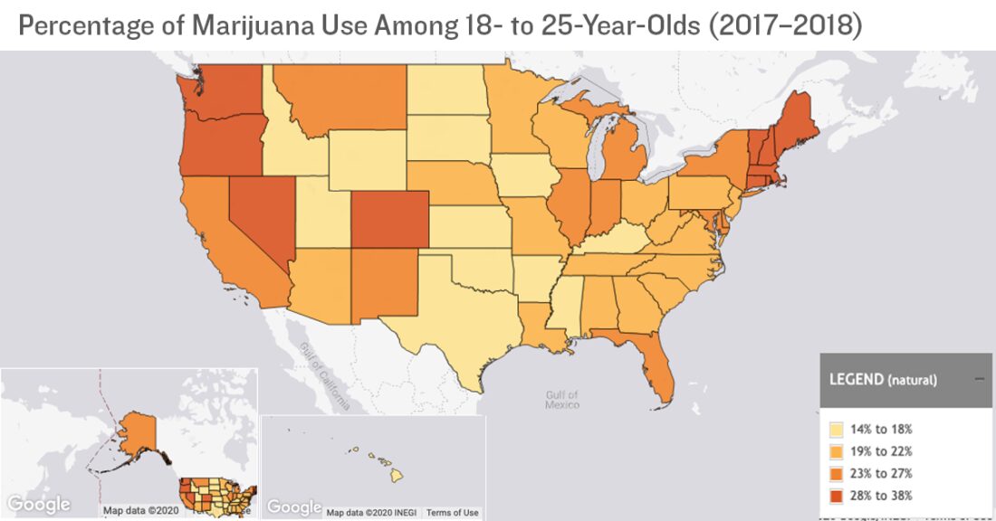 Updates marijuana use