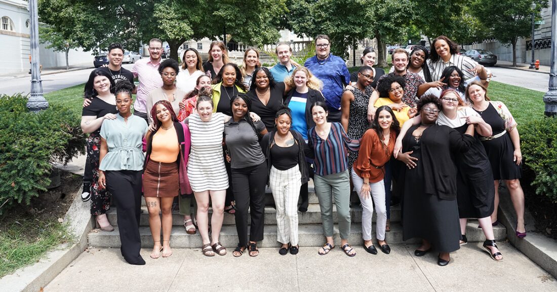 A group photo of the 2023 Jim Casey Fellows