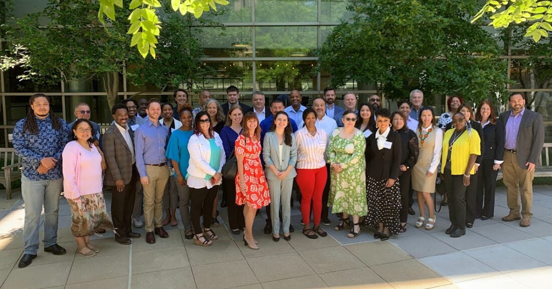 Participants in the 2022 Transforming Juvenile Probation certificate program at Georgetown