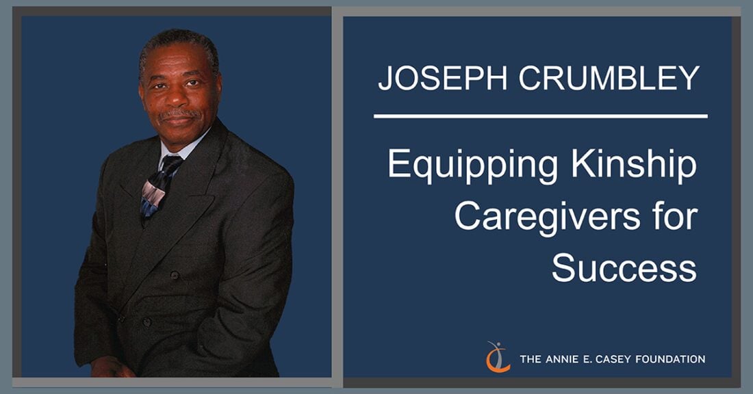 A portrait shot of kinship care expert Joseph Crumbley.