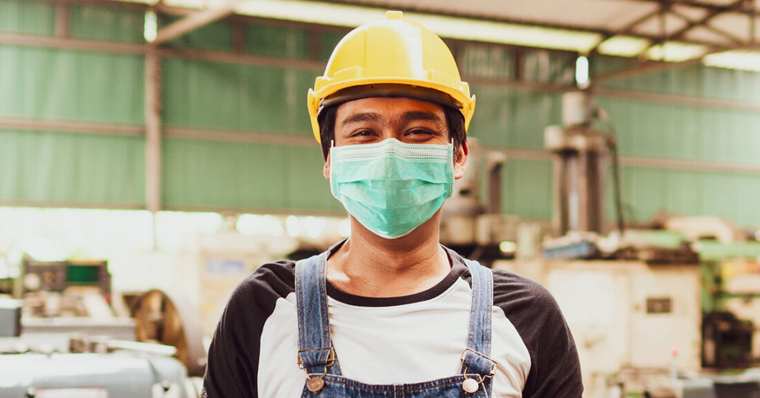 Young person in the construction industry