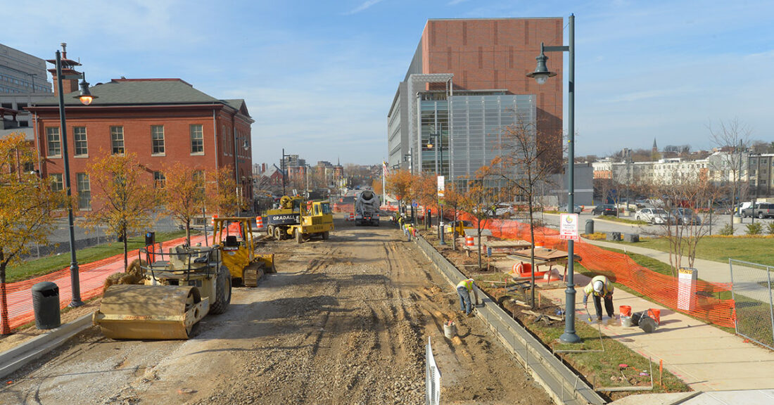 Building site in East Baltimore