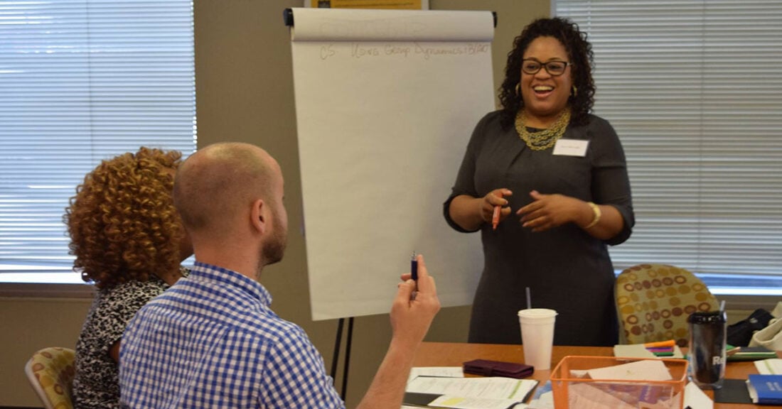 StriveTogether leaders work on strategies that improve the well-being of their community's children.