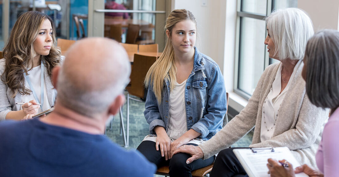 Providers and family members come together to help make decisions about the needs of young people