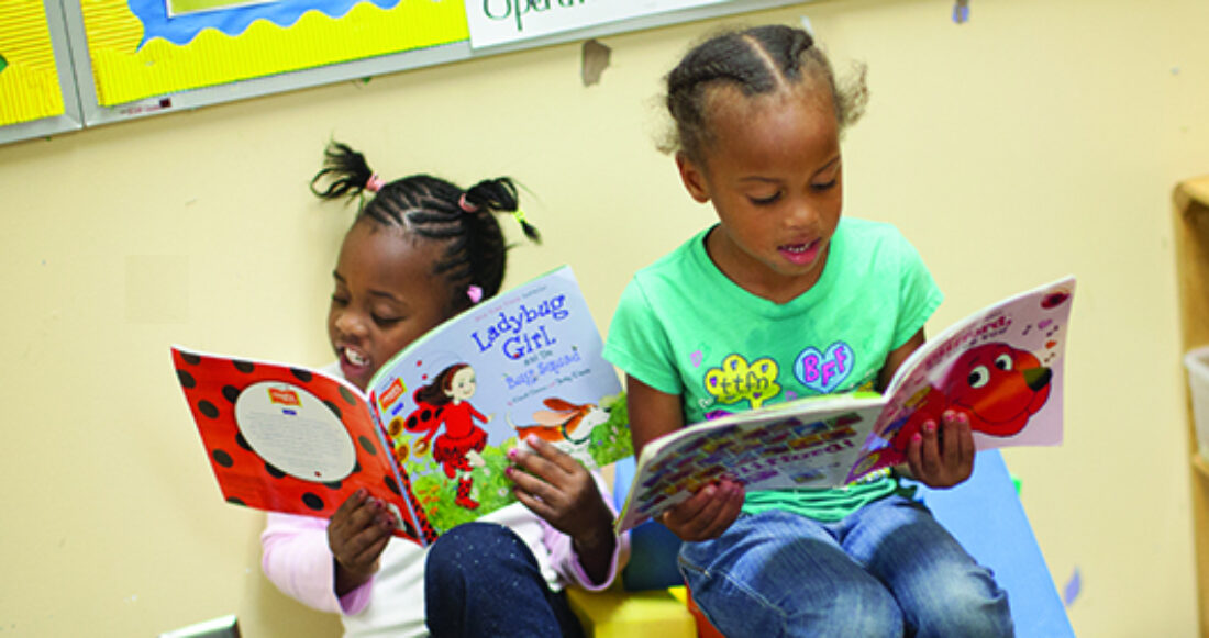 preschoolers reading