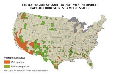 Aecf Rural Areas Risk Being Overlooked2010 Census Counties W Ith Hard To Count Scores