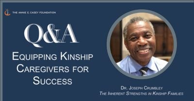 A portrait shot of kinship care expert Joseph Crumbley.