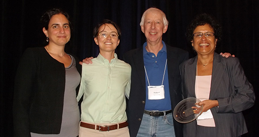 Juvenile Law Center wins Gloria Jenkins Award. From left: Jessica Feierman, Elizabeth-Ann Tierney, Robert Schwartz and Raquel Mariscal.