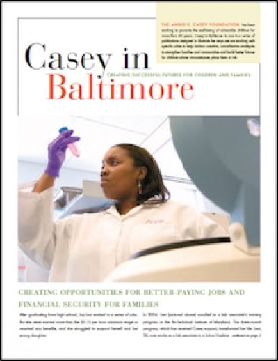 AECF Caseyin Baltimore Creating Opportunities 2007 cover