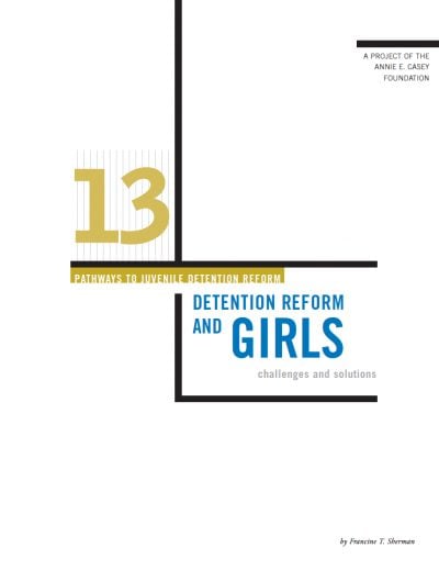 AECF Detention Reform And Girls 2005 Cover