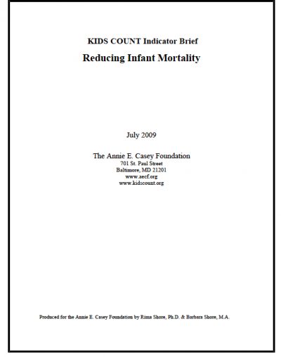 AECF KC Infant Mortality