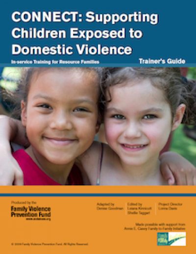 FVPF Connect Supporting Chidlren Exposedto Domestic Violence Cover 2009