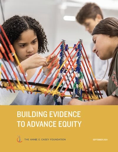 Report buildingevidence4equity cover 2024