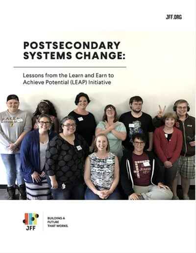 Report postsecondarysystemschange cover 2024