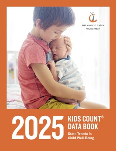 Aecf 2025kidscountdatabook cover 2025