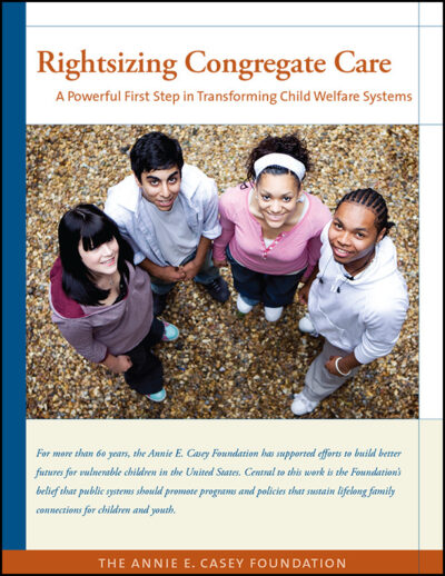 AECF Rightsizing Congregate Care 2009 pdf 1