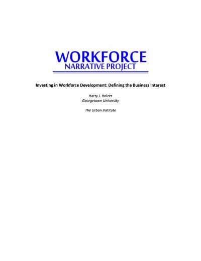 Aecf Investing Workforce Development Defining Business Interest cover