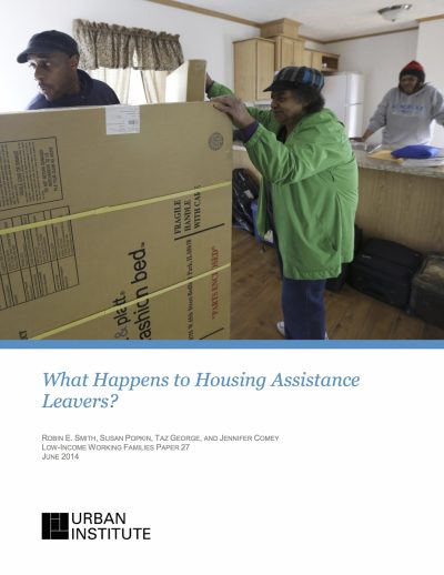 Aecf What Happens Housing Assistance Leavers cover