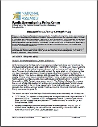 Fspc Introductionto Family Strengthening cover
